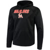 Miami Marlins Majestic Synthetic Fleece Pullover Hoodie - Black