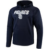 San Diego Padres Majestic Synthetic Fleece Pullover Hoodie - Navy