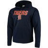 Detroit Tigers Majestic Synthetic Fleece Pullover Hoodie - Navy