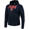 Minnesota Twins Majestic Synthetic Fleece Pullover Hoodie - Navy