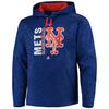 New York Mets Majestic Authentic Collection Team Icon Streak Fleece Pullover Hoodie - Royal/Orange