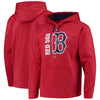 Boston Red Sox Majestic Authentic Collection Team Icon Streak Fleece Pullover Hoodie - Red/Navy