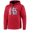 St. Louis Cardinals Majestic Authentic Collection Team Icon Streak Fleece Pullover Hoodie - Red/Navy