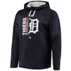 Detroit Tigers Majestic Authentic Collection Team Icon Streak Fleece Pullover Hoodie - Navy/White