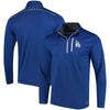 Los Angeles Dodgers Majestic Half-Zip Pullover Top - Royal