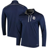 San Diego Padres Majestic Half-Zip Pullover Top - Navy