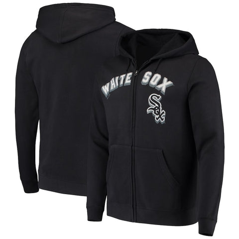 Chicago White Sox Majestic Come Back Win Fleece Full-Zip Hoodie - Black