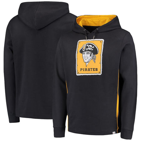 Pittsburgh Pirates Majestic Cooperstown Left/Righty Pullover Hoodie - Black