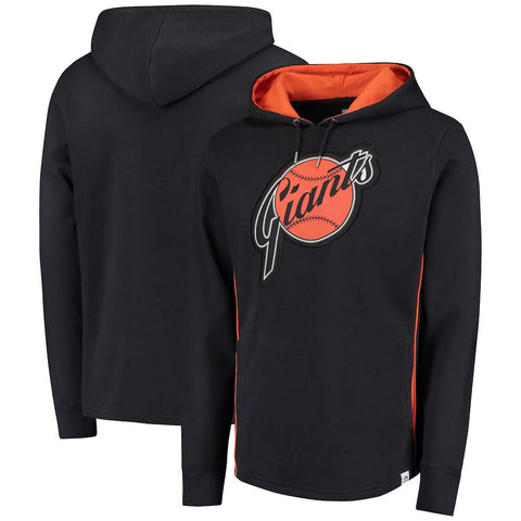 San Francisco Giants Majestic Cooperstown Left/Righty Pullover Hoodie - Black