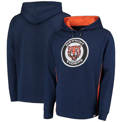 Detroit Tigers Majestic Cooperstown Left/Righty Pullover Hoodie - Navy