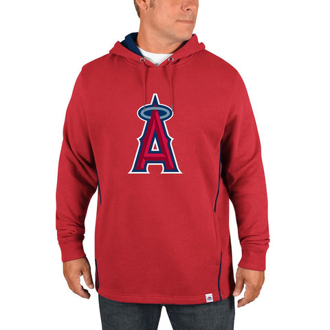 Los Angeles Angels Majestic Lefty/Righty Pullover Hoodie - Red