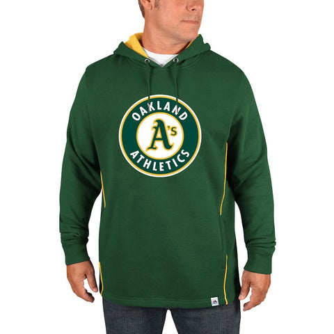 Oakland Athletics Majestic Lefty/Righty Pullover Hoodie - Green