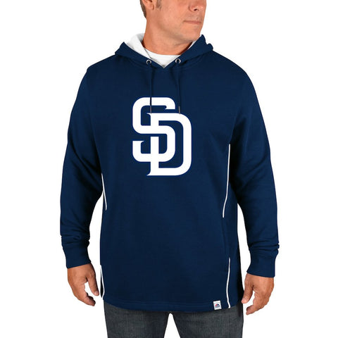 San Diego Padres Majestic Lefty/Righty Pullover Hoodie - Navy