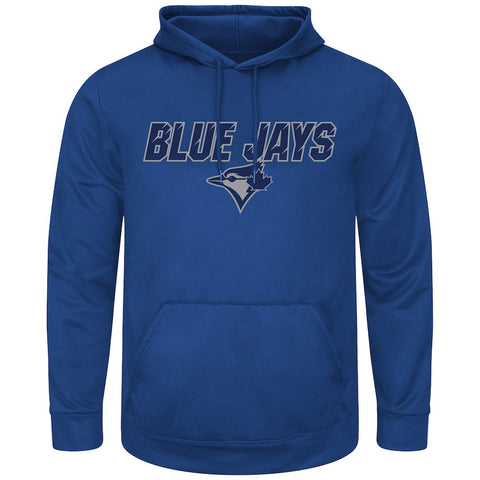 Toronto Blue Jays Majestic Synthetic Fleece Pullover Hoodie - Royal