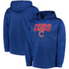 Chicago Cubs Majestic Synthetic Fleece Pullover Hoodie - Royal