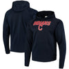 Cleveland Indians Majestic Synthetic Fleece Pullover Hoodie - Navy
