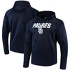 San Diego Padres Majestic Synthetic Fleece Pullover Hoodie - Navy