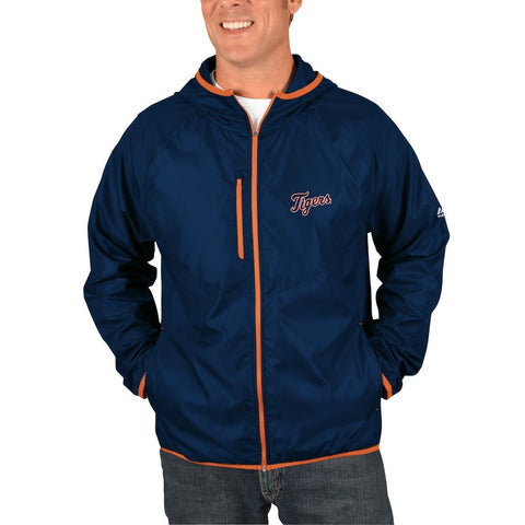Detroit Tigers Majestic Weakness is a Choice Full-Zip Jacket - Navy