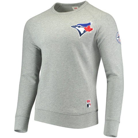 Toronto Blue Jays Levi's Pullover Sweatshirt - Heathered Gray