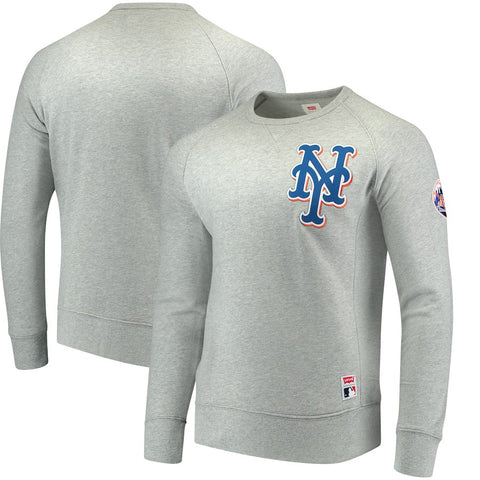 New York Mets Levi's Pullover Sweatshirt - Heathered Gray