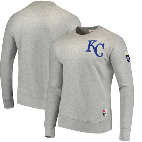 Kansas City Royals Levi's Pullover Sweatshirt - Heathered Gray