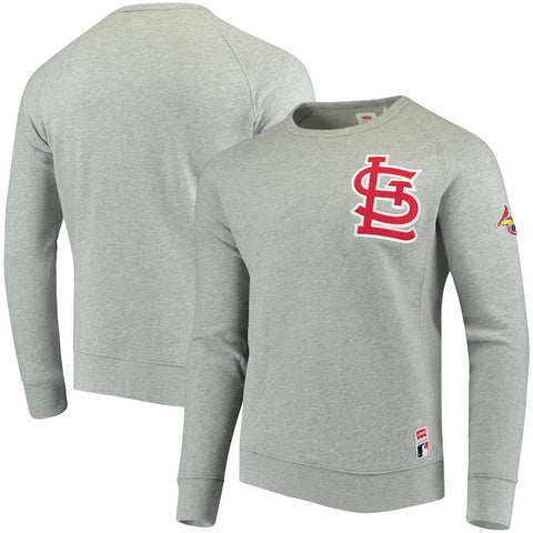 St. Louis Cardinals Levi's Pullover Sweatshirt - Heathered Gray