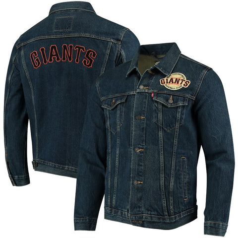 San Francisco Giants Levi's Trucker Jacket - Denim