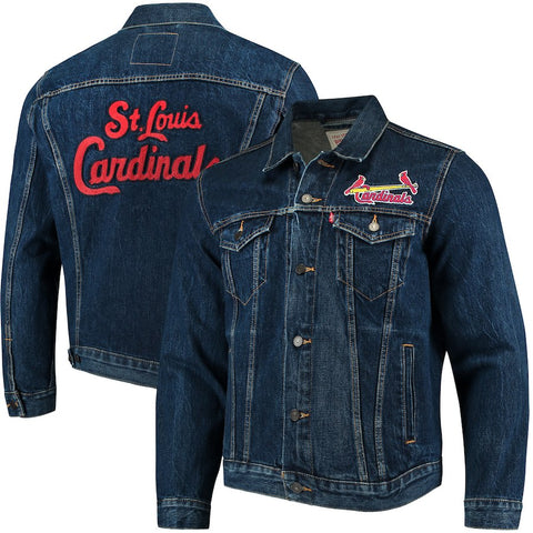 St. Louis Cardinals Levi's Trucker Jacket - Denim