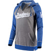 Los Angeles Dodgers Majestic Women's Absolute Confidence Hoodie - Gray