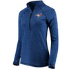 Toronto Blue Jays Majestic Women's Don't Stop Trying Half-Zip Pullover Jacket - Royal