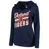 Detroit Tigers Majestic Women's Prime Example Pullover Hoodie - Navy