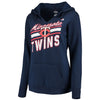 Minnesota Twins Majestic Women's Prime Example Pullover Hoodie - Navy