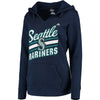 Seattle Mariners Majestic Women's Prime Example Pullover Hoodie - Navy