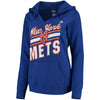 New York Mets Majestic Women's Prime Example Pullover Hoodie - Royal