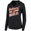 Baltimore Orioles Majestic Women's Prime Example Pullover Hoodie - Black