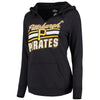 Pittsburgh Pirates Majestic Women's Prime Example Pullover Hoodie - Black