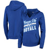 Kansas City Royals Majestic Women's Prime Example Pullover Hoodie - Royal