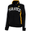 Pittsburgh Pirates G-III Sports by Carl Banks Women's Breaking Ball Full-Zip Track Jacket - Black