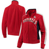 St. Louis Cardinals G-III Sports by Carl Banks Women's Breaking Ball Full-Zip Track Jacket - Red