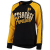Pittsburgh Pirates G-III 4Her by Carl Banks Women's Perfect Pitch Pullover Sweatshirt - Black/Yellow