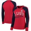 St. Louis Cardinals G-III 4Her by Carl Banks Women's Perfect Pitch Pullover Sweatshirt - Red/Navy
