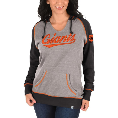 San Francisco Giants Majestic Women's Absolute Confidence Hoodie - Gray