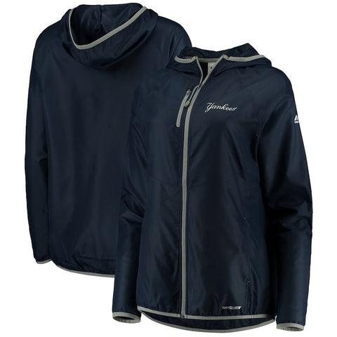 New York Yankees Majestic Women's Absolute Dominance Full-Zip Jacket - Navy