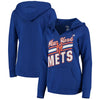 New York Mets Majestic Women's Prime Example Pullover Hoodie - Royal