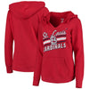 St. Louis Cardinals Majestic Women's Prime Example Pullover Hoodie - Red