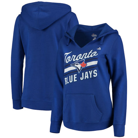 Toronto Blue Jays Majestic Women's Prime Example Pullover Hoodie - Royal