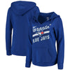 Toronto Blue Jays Majestic Women's Prime Example Pullover Hoodie - Royal