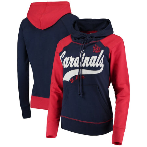 St. Louis Cardinals G-III 4Her by Carl Banks Women's Charge the Mound Hoodie - Navy/Red