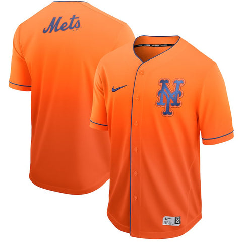 New York Mets Fade Jersey - Orange