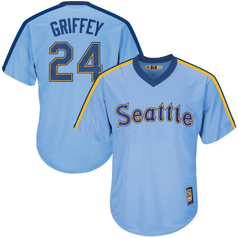 Ken Griffey Jr. Seattle Mariners Majestic Cooperstown Collection Cool Base Player Jersey